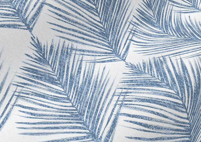 Gentle Palm, Navy - Made to Measure Curtains - Image 4